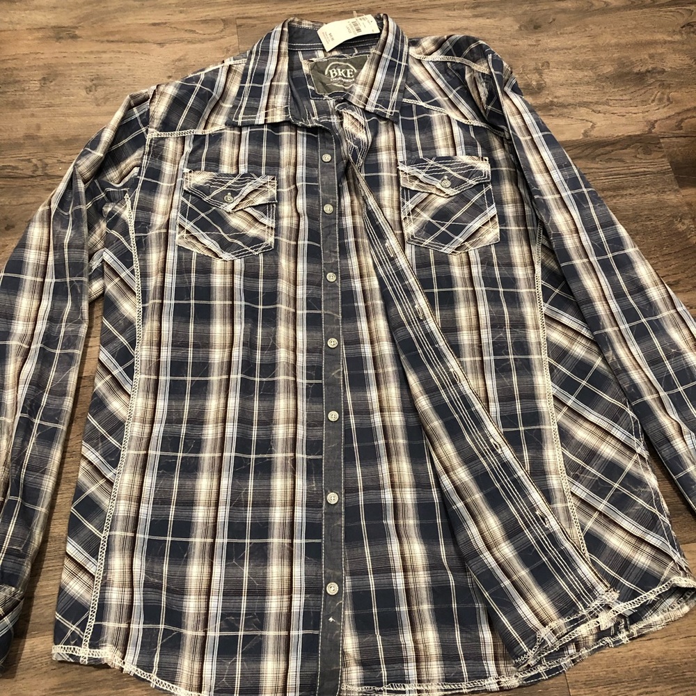 Buckle BKE long sleeve button-up
